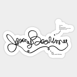 Jeremy Bearimy Sticker